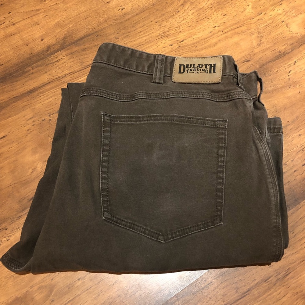 38x34 Duluth Fire Hose Flex Dark Brown Pants